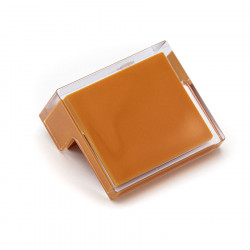 Ручка-кнопка oranplast, Оранжевый / прозрачный, 32/47х43х25 мм, Модерн, Polyplast, Италия, 0603TRAS/AR
