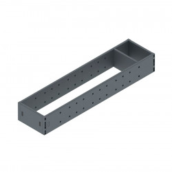 SLIM BOX Рамка 88mm L-500 металл лак графит, TH03.0801.01.924
