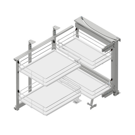 Волшебный уголок MAXIMA EVO Corner Front 900 правый, с дов., хром/белый, Rejs