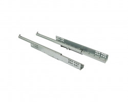 Комплект направляющих Push-to-Open скрытого монтажа Firmax Ecomotion L=400мм, частичного выдвижения для ЛДСП 16мм, FRM0555.P40