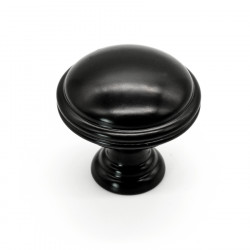 Ручка-кнопка Anello, Черный матовый, /29х29х28 мм, Классика, Gamet, Польша, GR49-LPM30